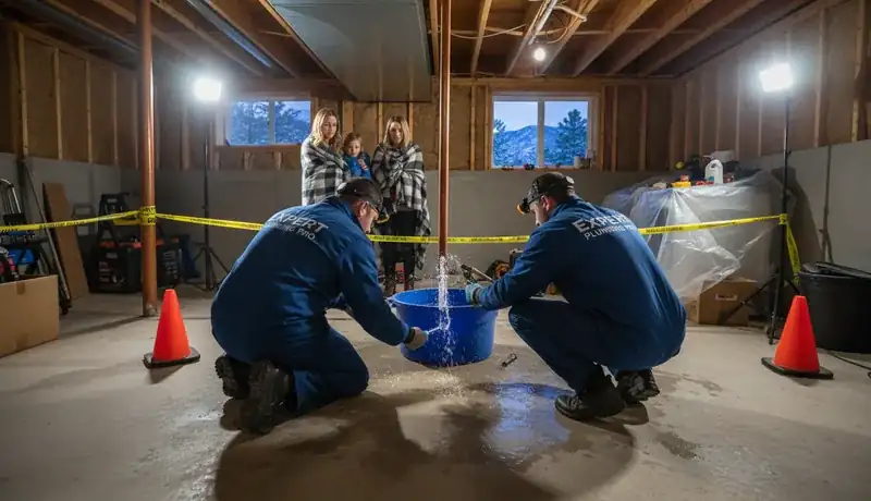 Expert Plumbing Pro - emergency-burst-pipe-repair-for-a-northgate-family-home-in-colorado-springs